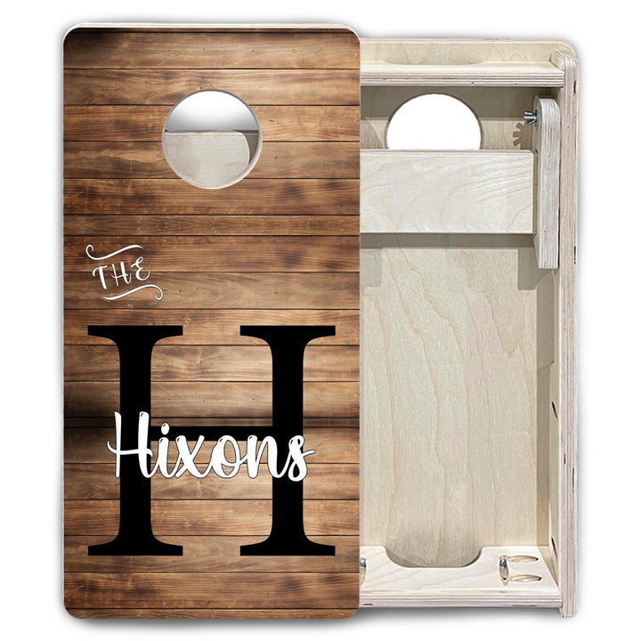 Wood Slat Name - Mini or Vacation Size Cornhole Boards