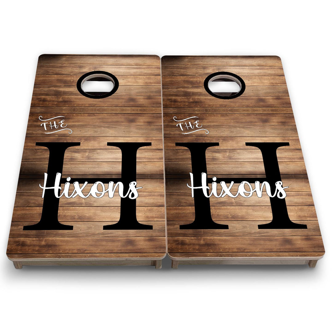 Wood Slat Name - Mini or Vacation Size Cornhole Boards