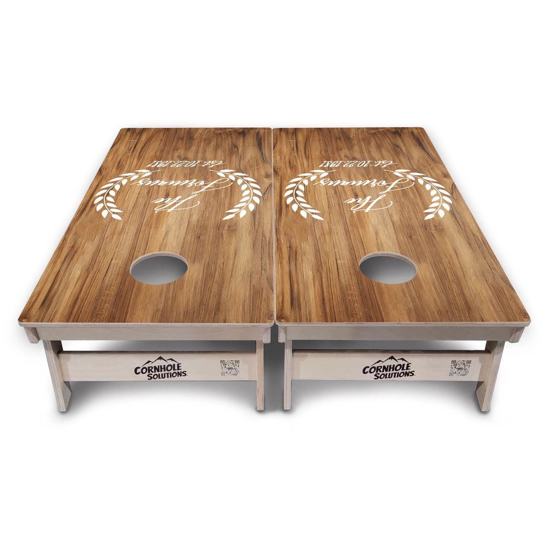 Family Laurel Cornhole Boards – Tournament Series