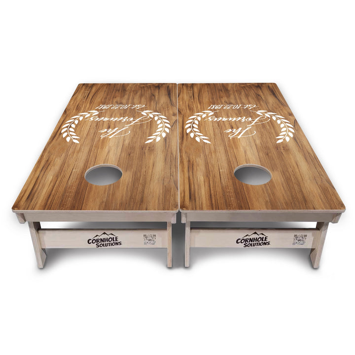 Family Laurel Cornhole Boards – Tournament Series