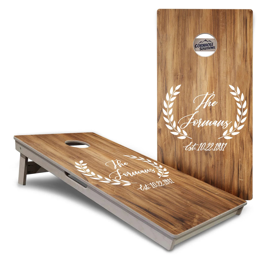 Family Laurel Cornhole Boards – Tournament Series