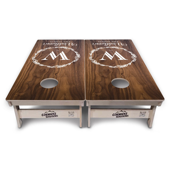 Wreath Cornhole Boards – Tournament Series