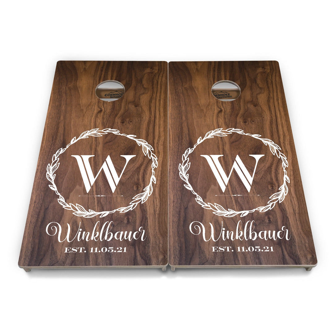 Wreath Cornhole Boards – Tournament Series
