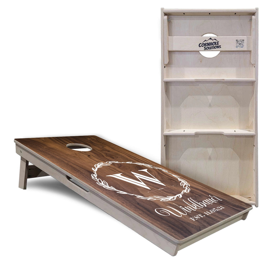 Wreath Cornhole Boards – Tournament Series