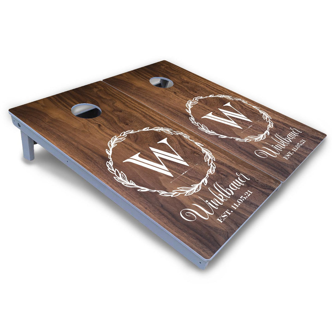 Wreath Cornhole Boards - All Weather Series