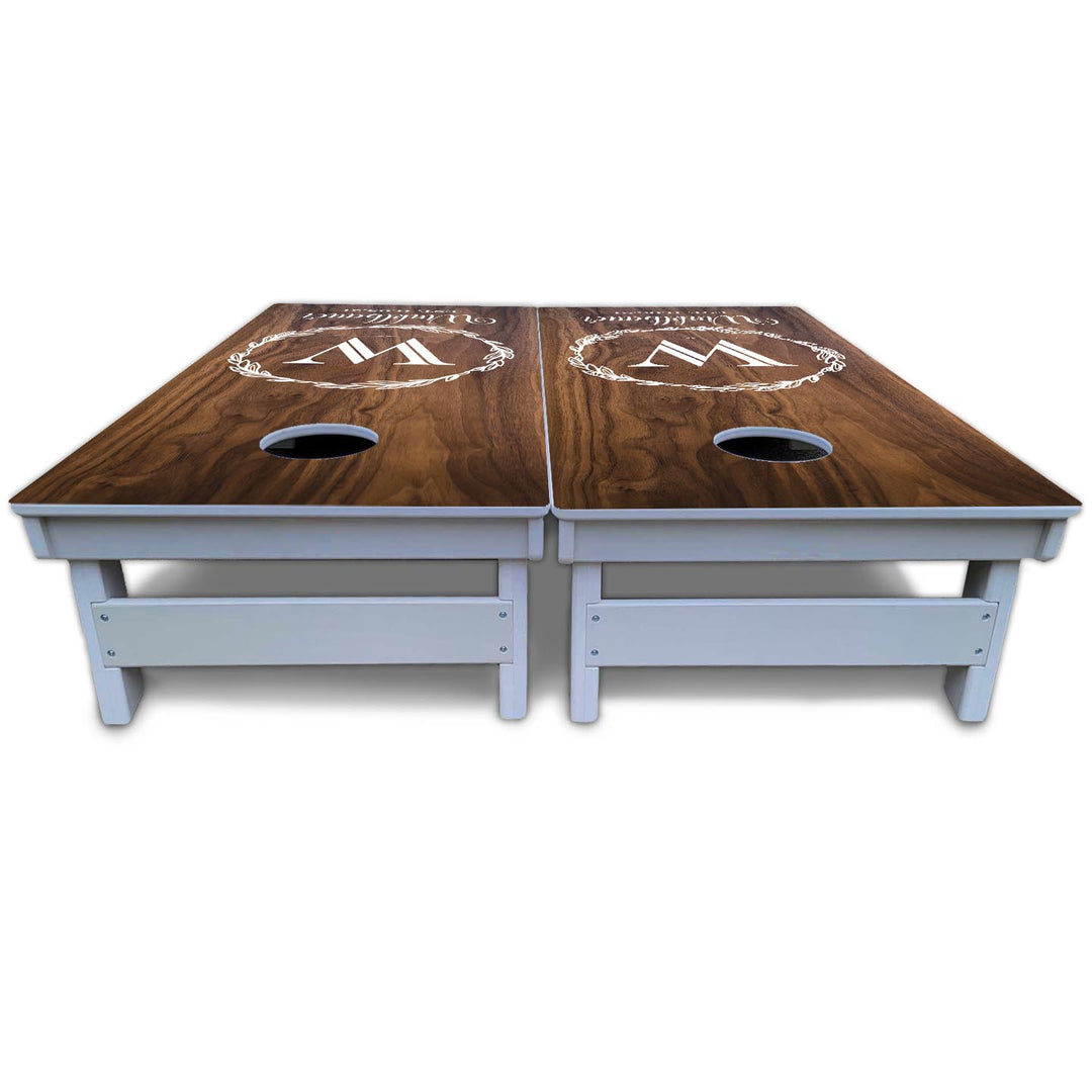 Wreath Cornhole Boards - All Weather Series