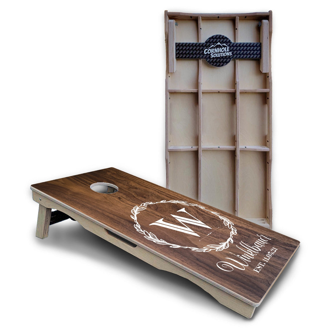 Wreath Cornhole Boards – Pro Lite or Pro Elite