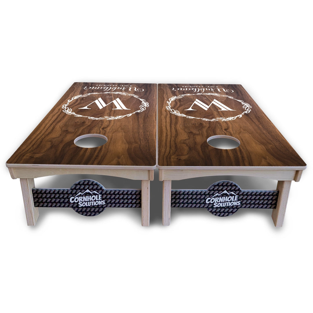 Wreath Cornhole Boards – Pro Lite or Pro Elite