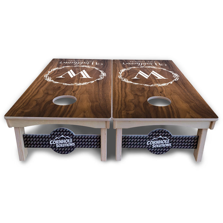 Wreath Cornhole Boards – Pro Lite or Pro Elite