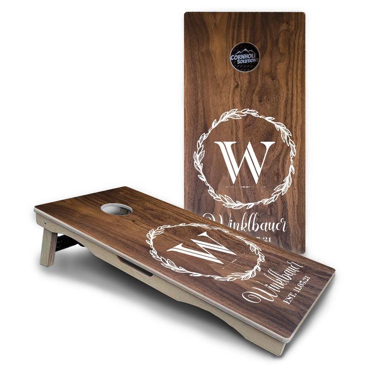 Wreath Cornhole Boards – Pro Lite or Pro Elite