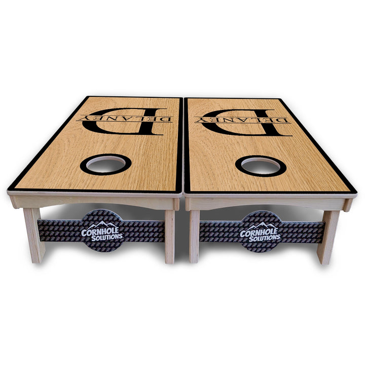 Split Letter Monogram Cornhole Boards – Pro Lite or Pro Elite