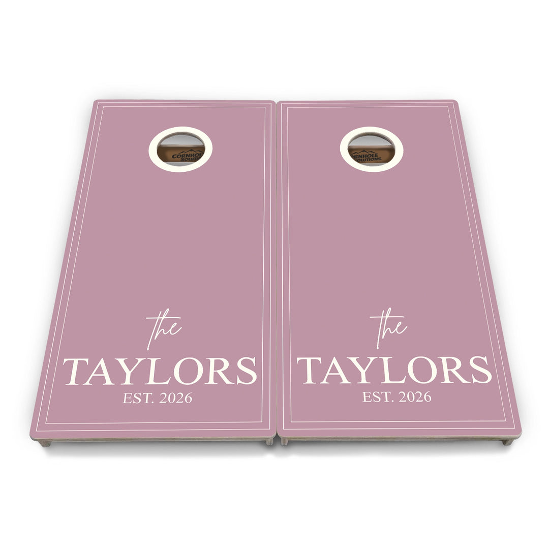 Classic Family Name Cornhole Boards – Tournament Series