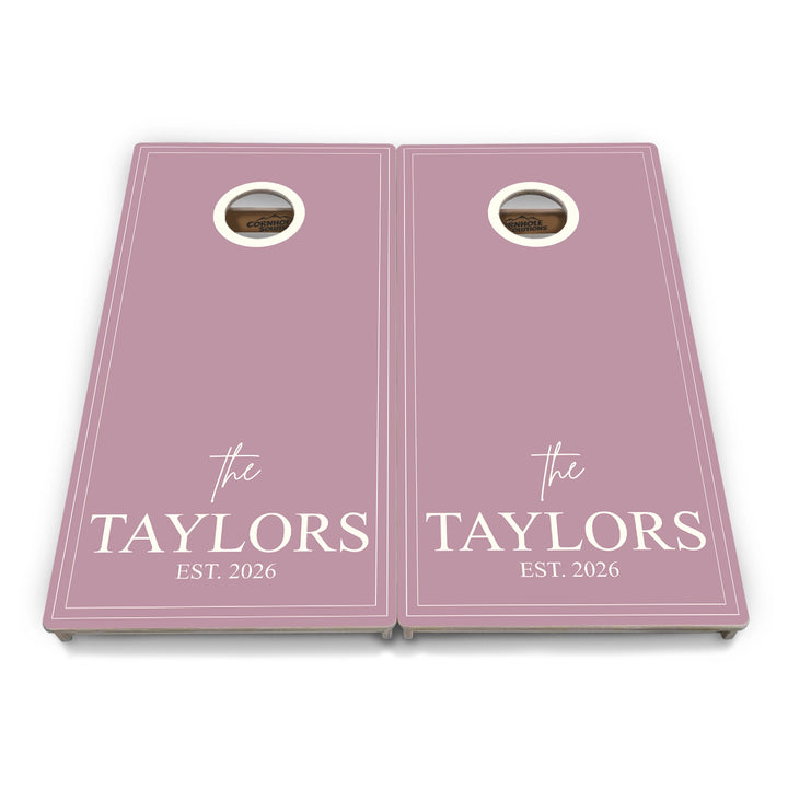Classic Family Name Cornhole Boards – Tournament Series