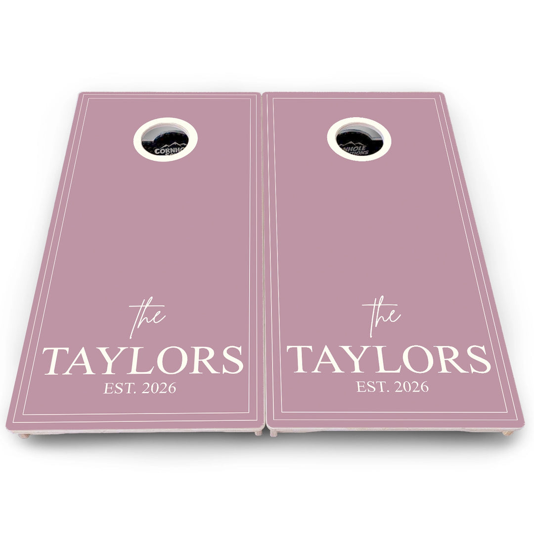 Classic Family Name Cornhole Boards – Pro Lite or Pro Elite