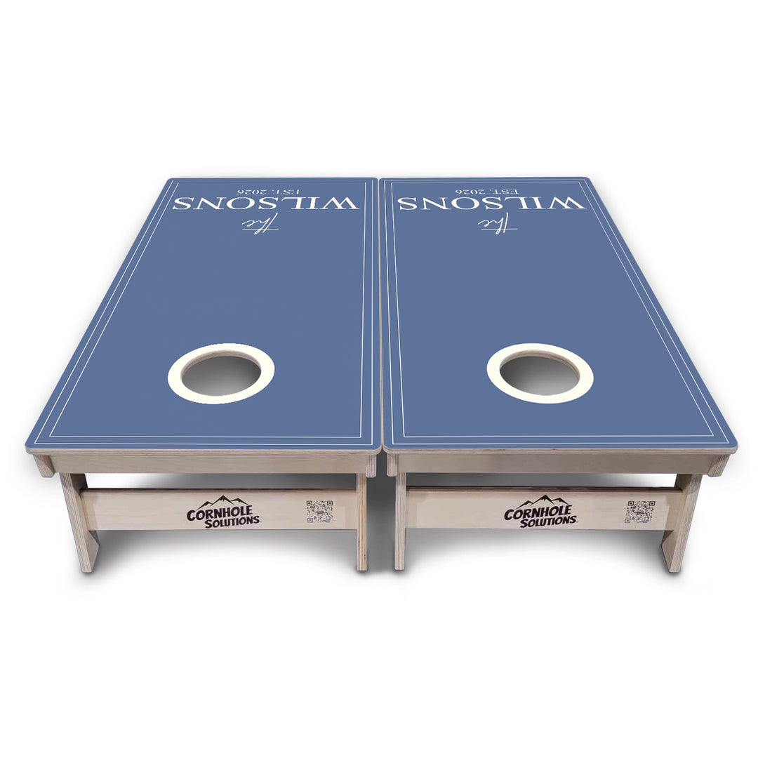 Classic Family Name Cornhole Boards – Tournament Series