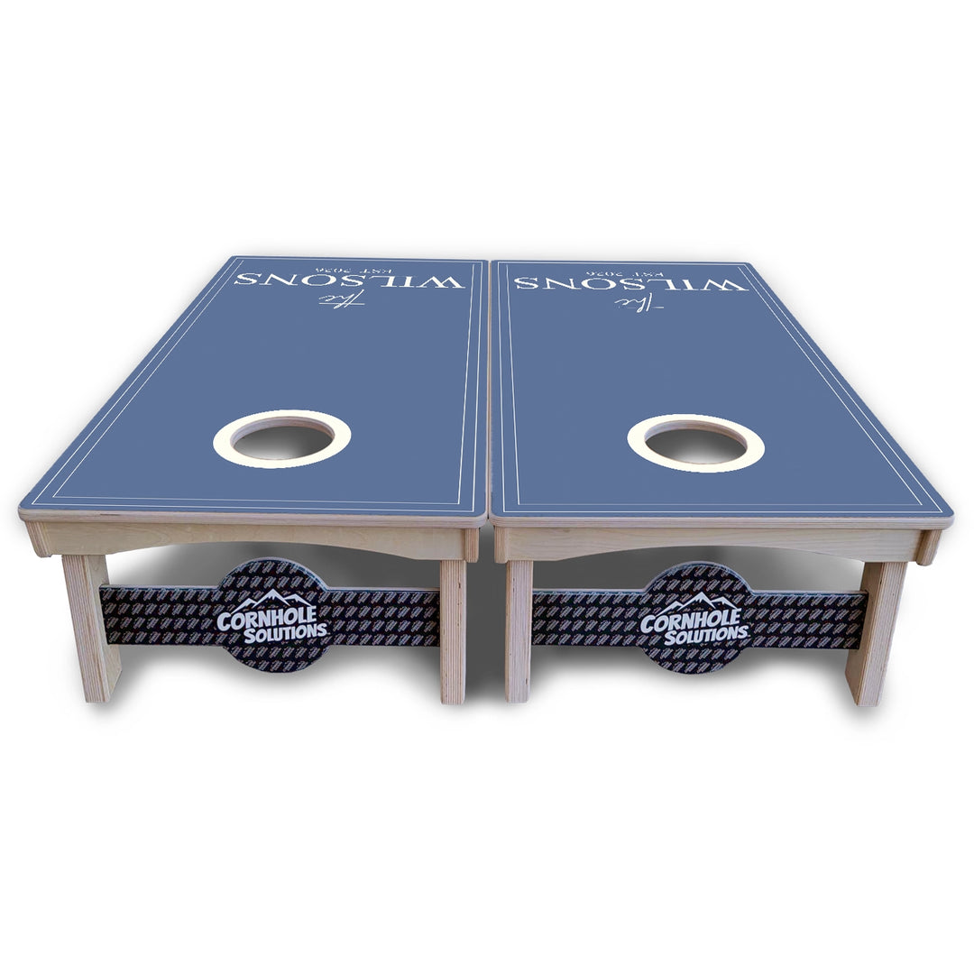 Classic Family Name Cornhole Boards – Pro Lite or Pro Elite