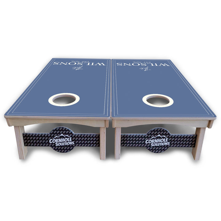 Classic Family Name Cornhole Boards – Pro Lite or Pro Elite