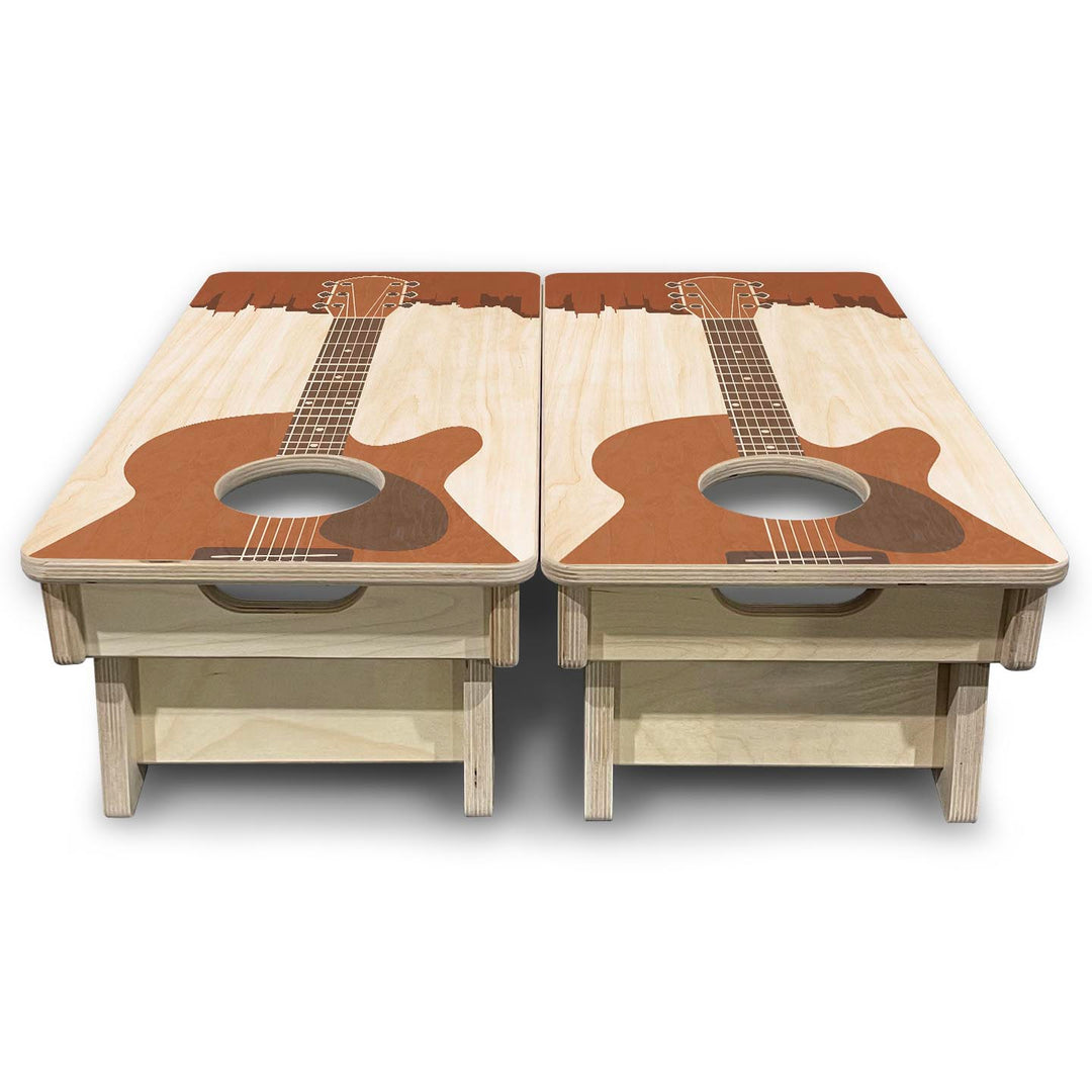 Guitar - Mini or Vacation Size Cornhole Boards
