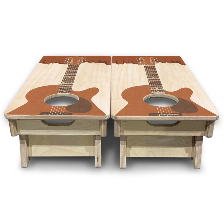 Guitar - Mini or Vacation Size Cornhole Boards