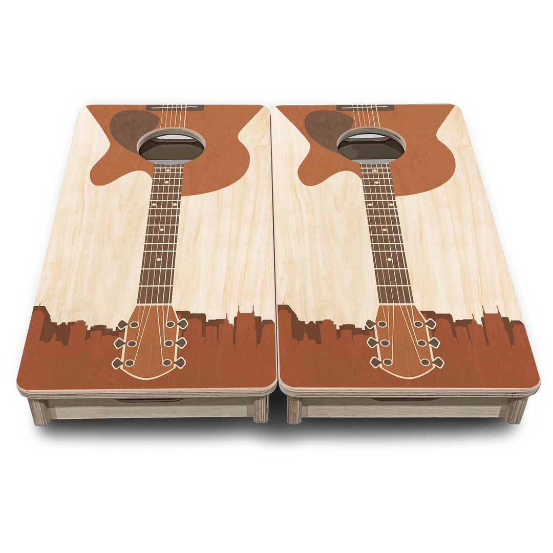 Guitar - Mini or Vacation Size Cornhole Boards