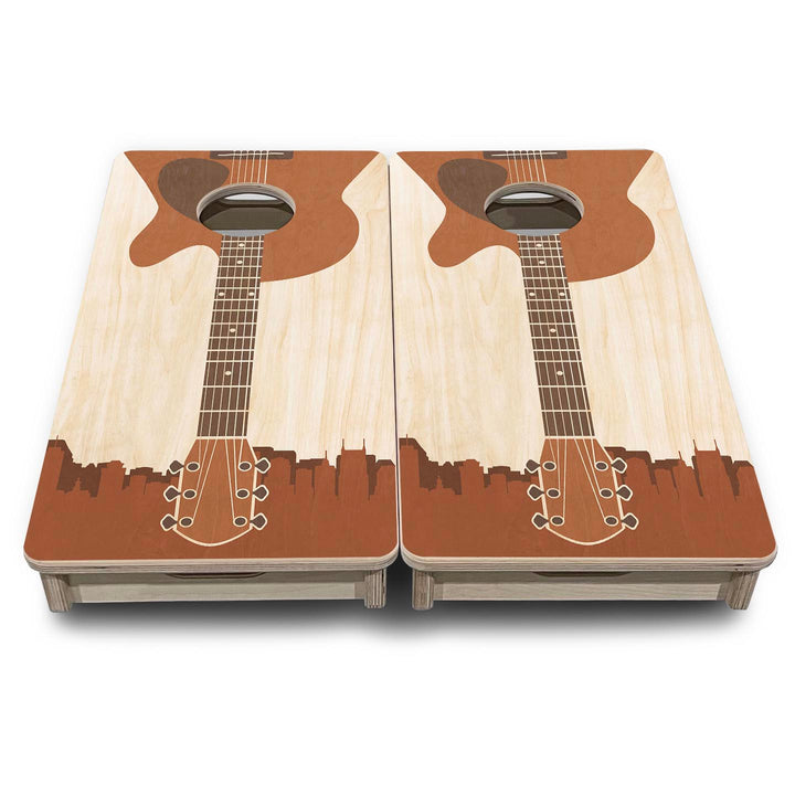 Guitar - Mini or Vacation Size Cornhole Boards