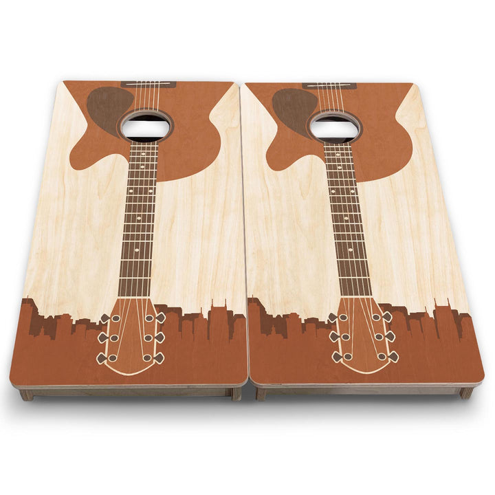 Guitar - Mini or Vacation Size Cornhole Boards