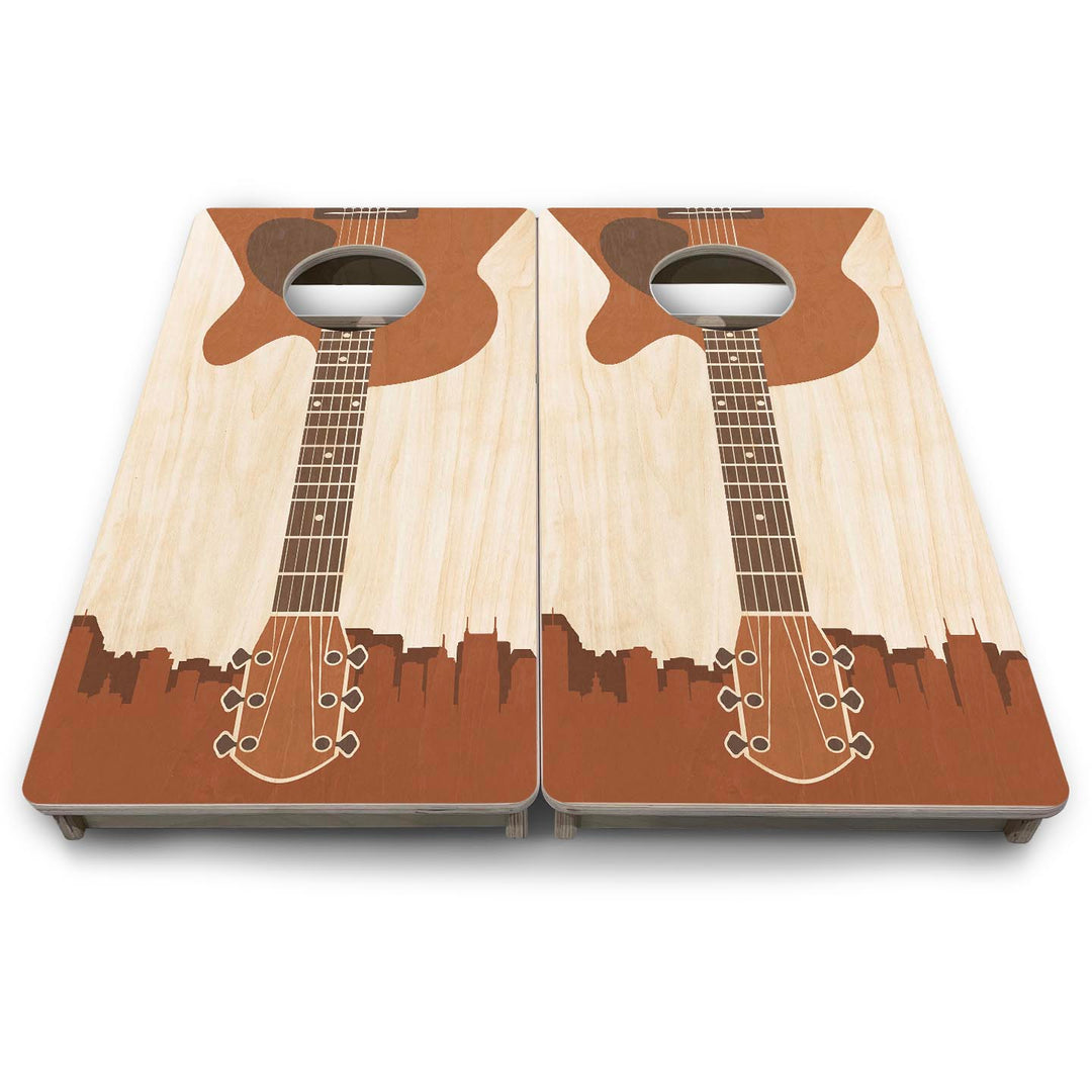 Guitar - Mini or Vacation Size Cornhole Boards