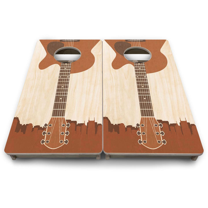 Guitar - Mini or Vacation Size Cornhole Boards