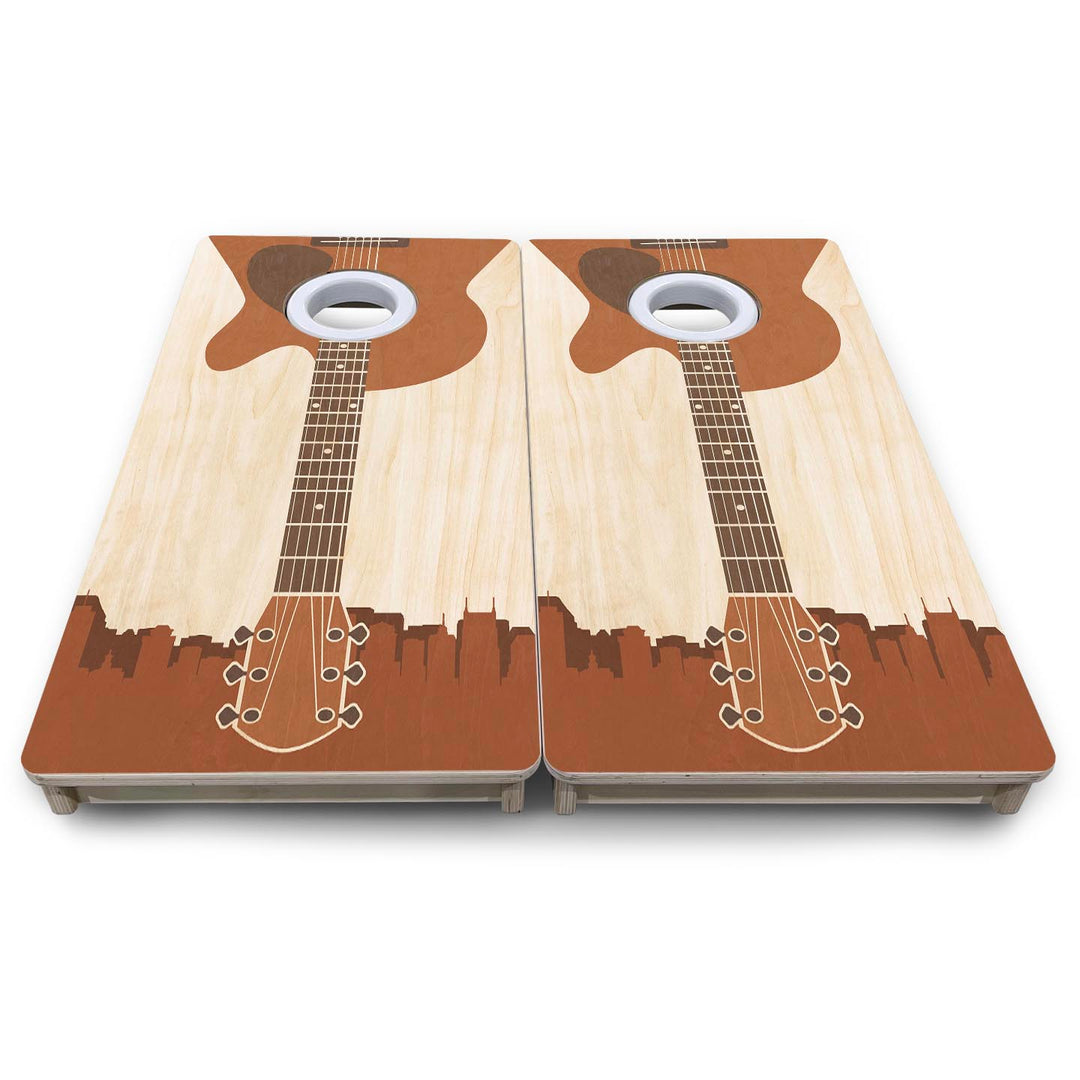 Guitar - Mini or Vacation Size Cornhole Boards