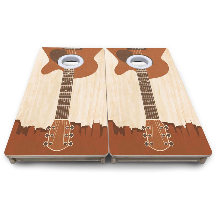 Guitar - Mini or Vacation Size Cornhole Boards