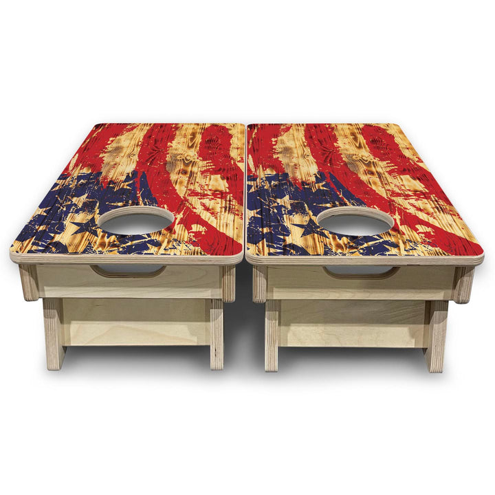 Faded Brush Flag - Mini or Vacation Size Cornhole Boards