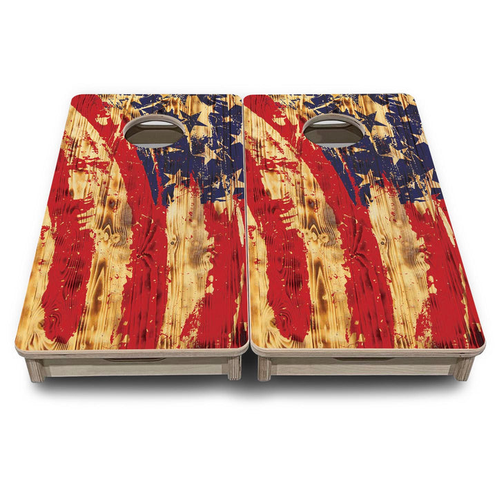 Faded Brush Flag - Mini or Vacation Size Cornhole Boards