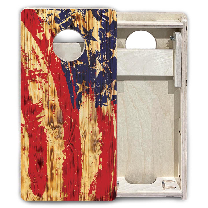 Faded Brush Flag - Mini or Vacation Size Cornhole Boards