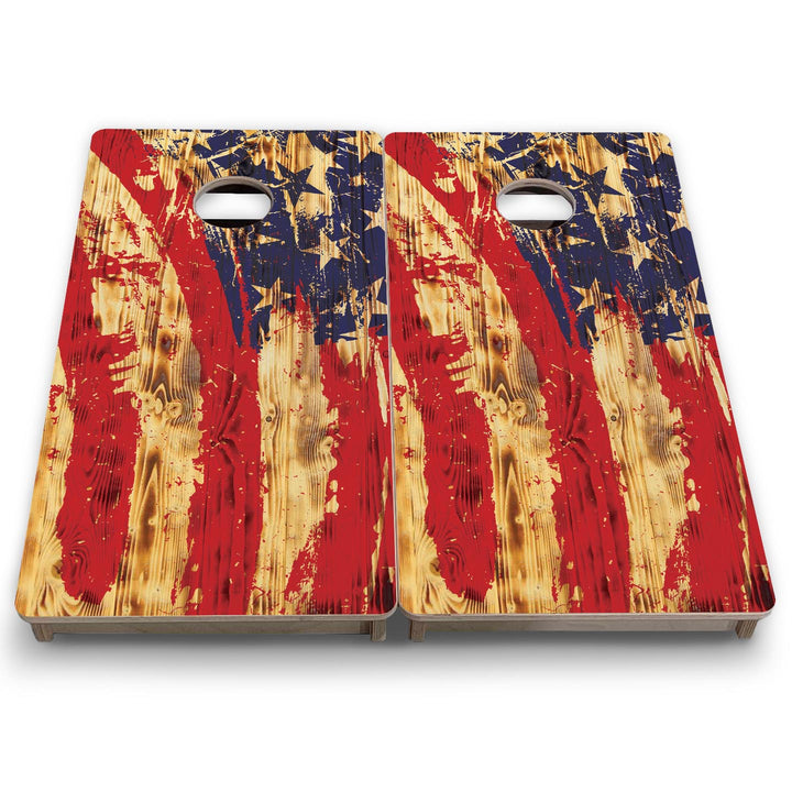Faded Brush Flag - Mini or Vacation Size Cornhole Boards