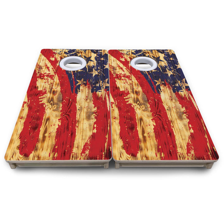 Faded Brush Flag - Mini or Vacation Size Cornhole Boards