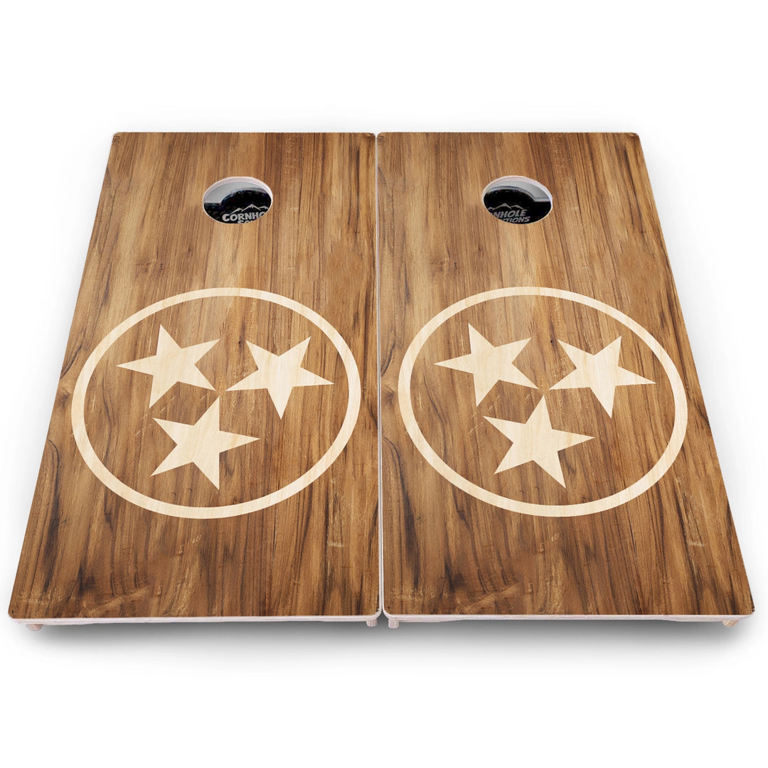 Tennessee Tri-Star Cornhole Boards – Pro Lite or Pro Elite