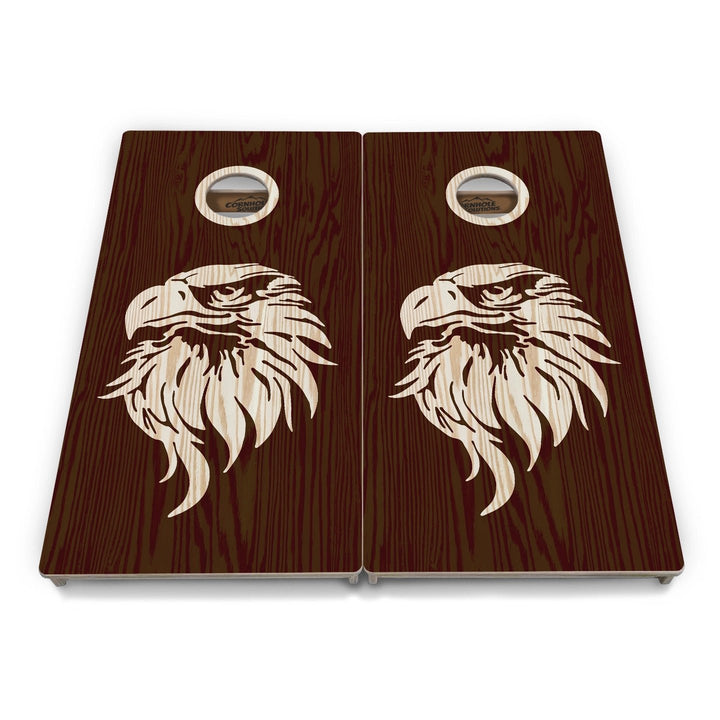 Stain Look Eagle & Flag Cornhole Boards – Tournament Series