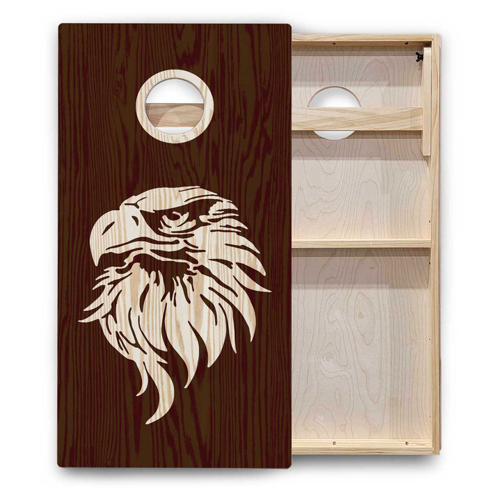 Eagle Flag Cornhole Boards - Backyard Series