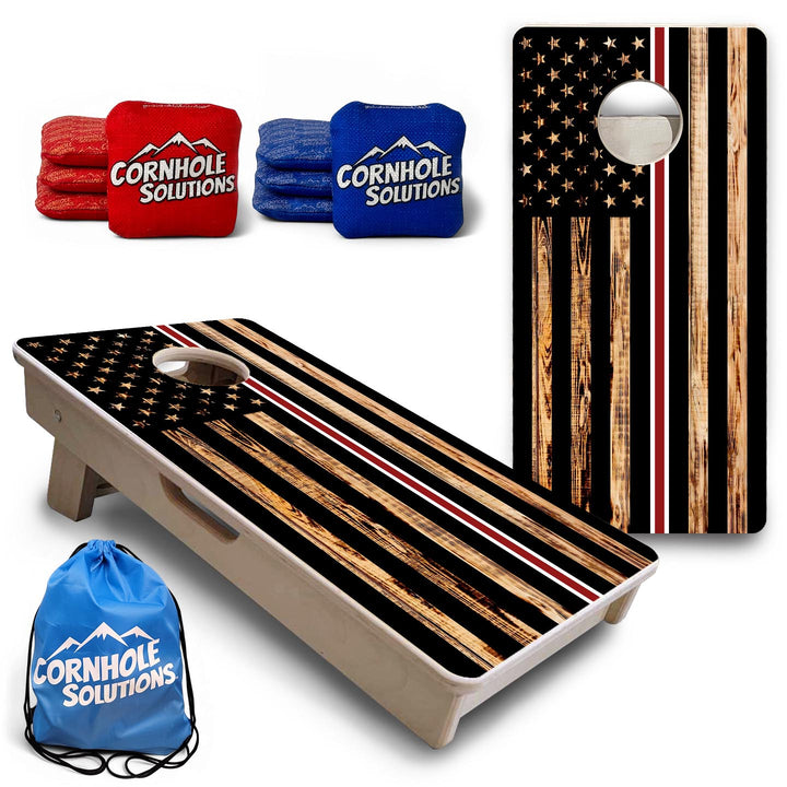 Nurse Thin Line Flag - Mini or Vacation Size Cornhole Boards
