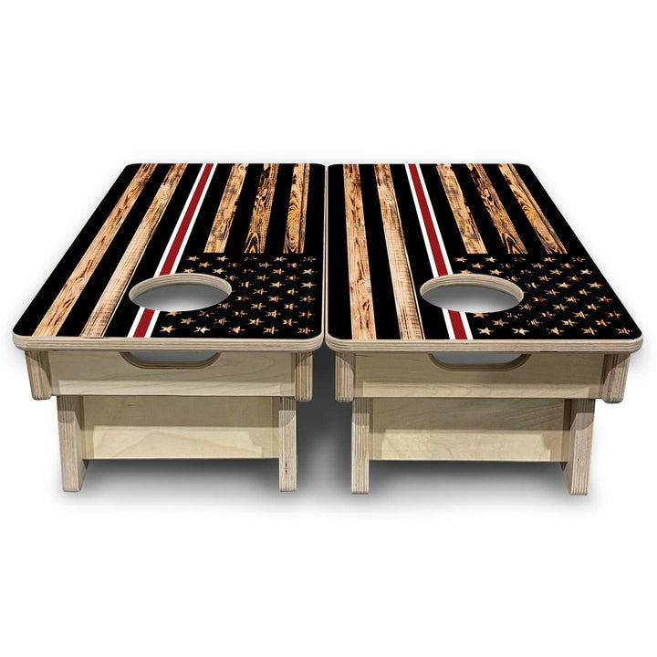 Nurse Thin Line Flag - Mini or Vacation Size Cornhole Boards