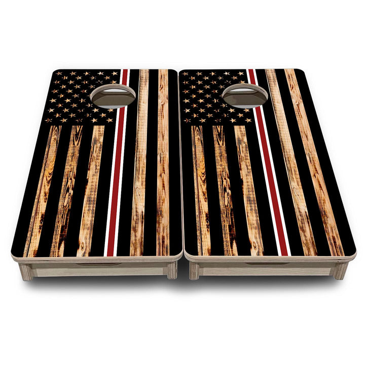 Nurse Thin Line Flag - Mini or Vacation Size Cornhole Boards