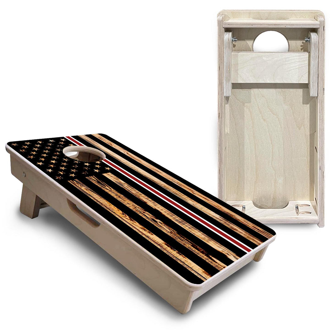 Nurse Thin Line Flag - Mini or Vacation Size Cornhole Boards