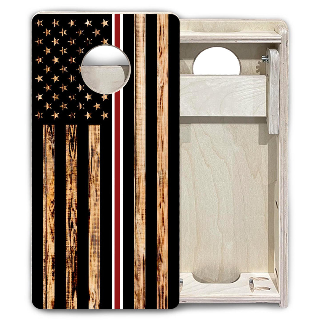 Nurse Thin Line Flag - Mini or Vacation Size Cornhole Boards