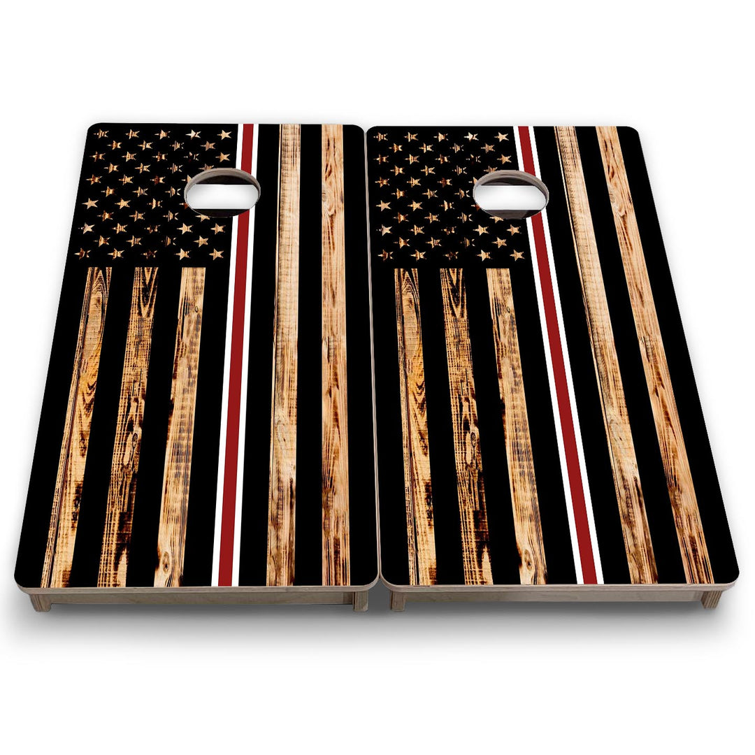 Nurse Thin Line Flag - Mini or Vacation Size Cornhole Boards