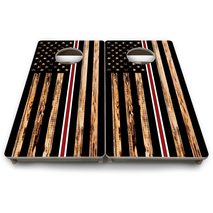 Nurse Thin Line Flag - Mini or Vacation Size Cornhole Boards