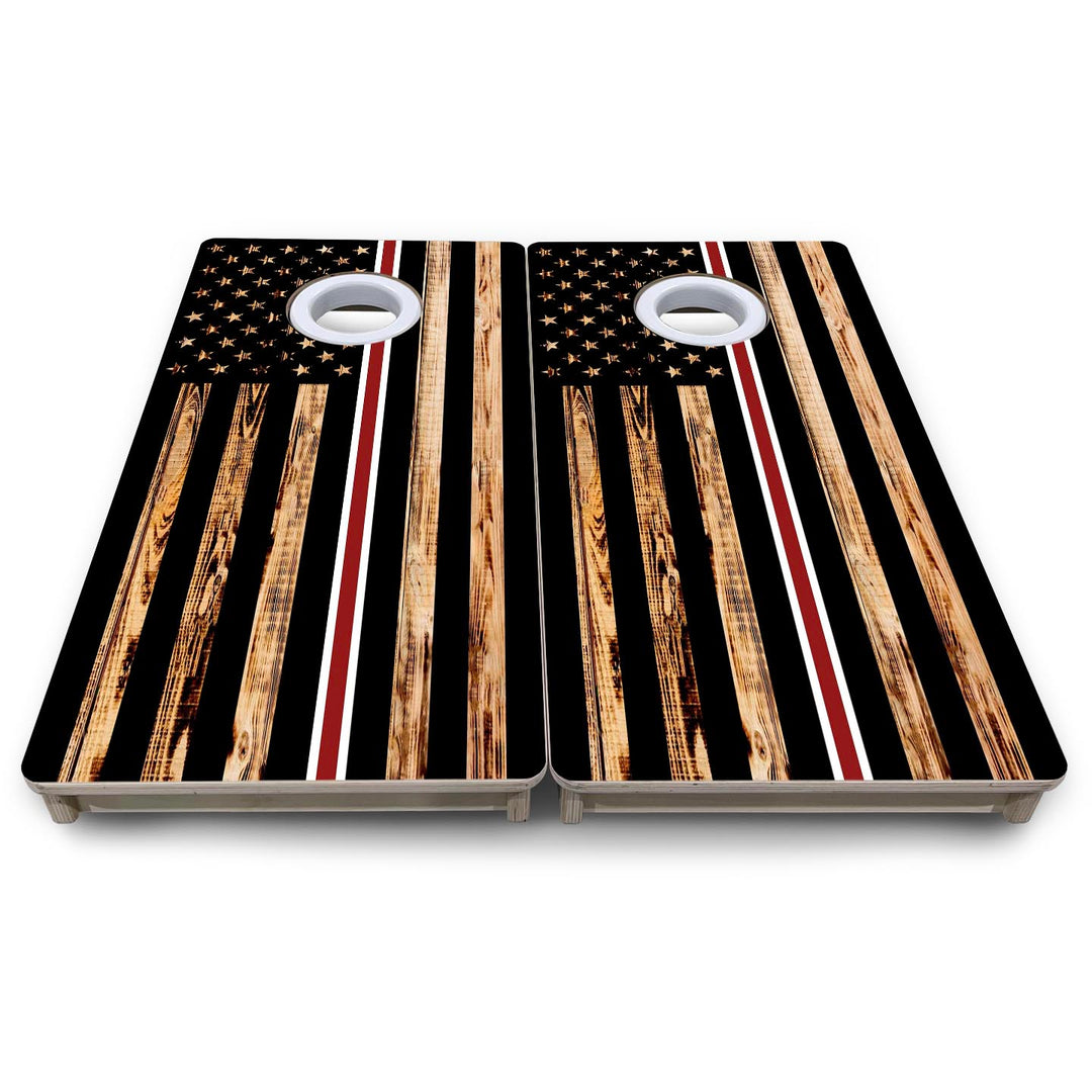 Nurse Thin Line Flag - Mini or Vacation Size Cornhole Boards