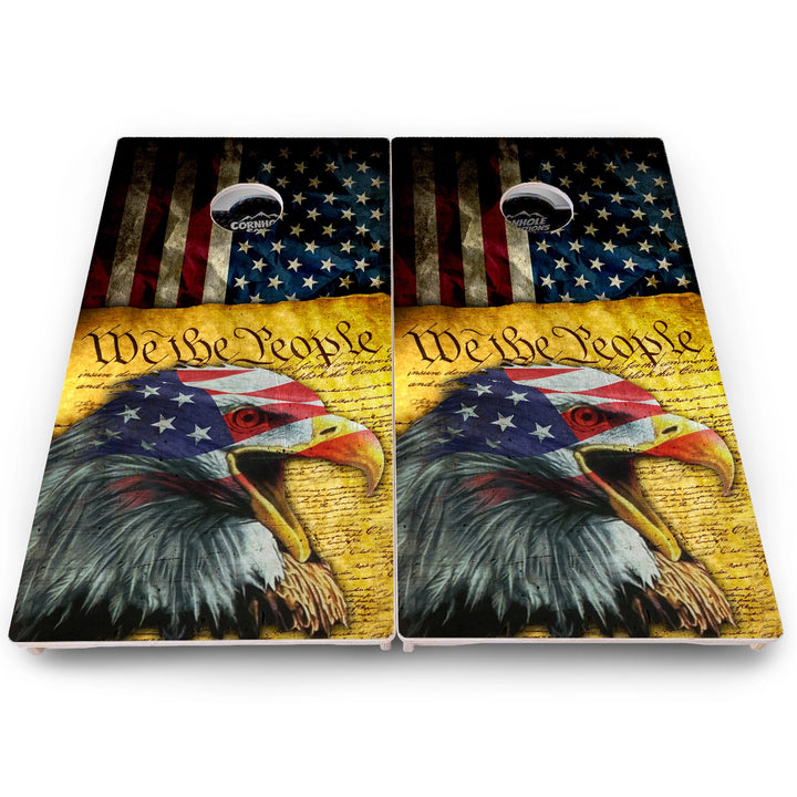 Eagle Flag Cornhole Boards – Pro Lite or Pro Elite