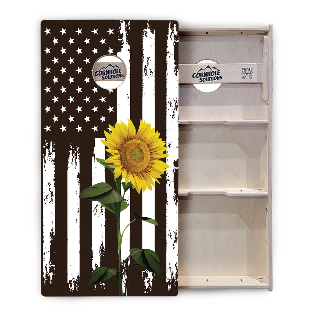 Sunflower Flag Cornhole Boards – Tournament Series