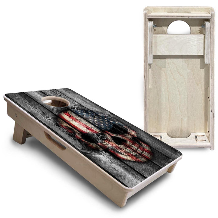 Skull Flag - Mini or Vacation Size Cornhole Boards