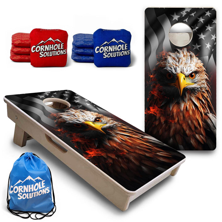 Fire Eagle - Mini or Vacation Size Cornhole Boards